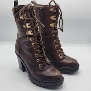 G by Guess Womens Better Motorcycle Boots in Dark Brown Size 6.5 G by Guess Womens Better Motorcycle Boots in Dark Brown Size 6.5
